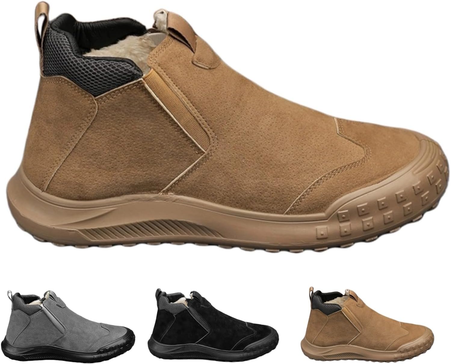 Мужские и женские утепленные шерстяной подкладкой массивные ботинки до щиколотки, противоскользящие, комфортные, легкие для надевания, для работы на улице Macefil, хаки
Мужские и женские утепленные шерстяной подкладкой массивные ботинки до щиколотки, противоскользящие, комфортные, легкие для надевания, для работы на улице Macefil, хаки