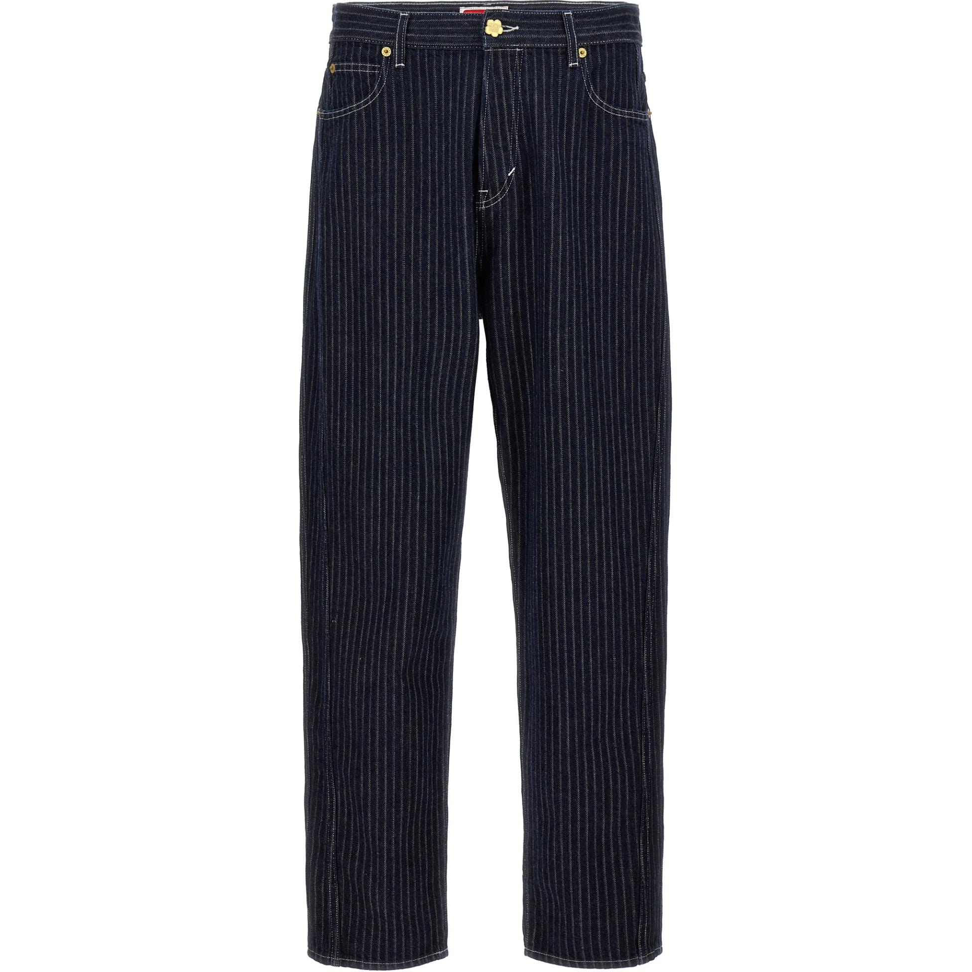 Кензо Синие Джинсы с Узким Кроем в Полоску
Кензо Синие Джинсы с Узким Кроем в Полоску