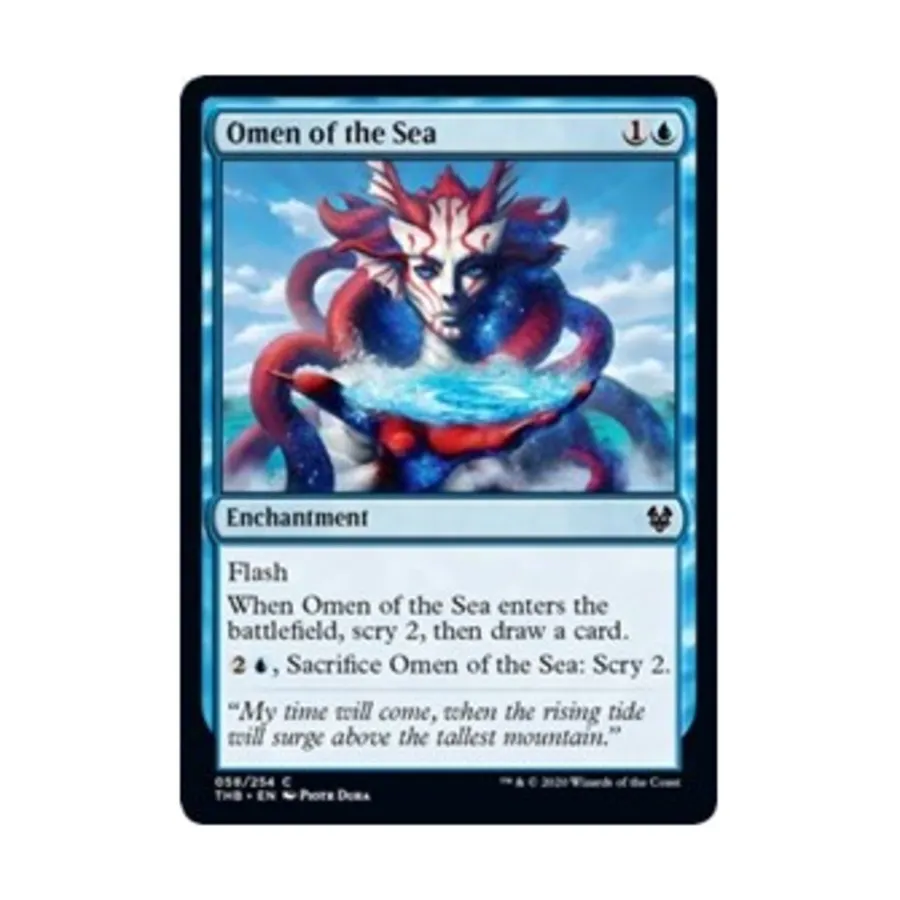 CCG Знамение моря (клавиша C), MTG - Theros Beyond Death
CCG Знамение моря (клавиша C), MTG - Theros Beyond Death