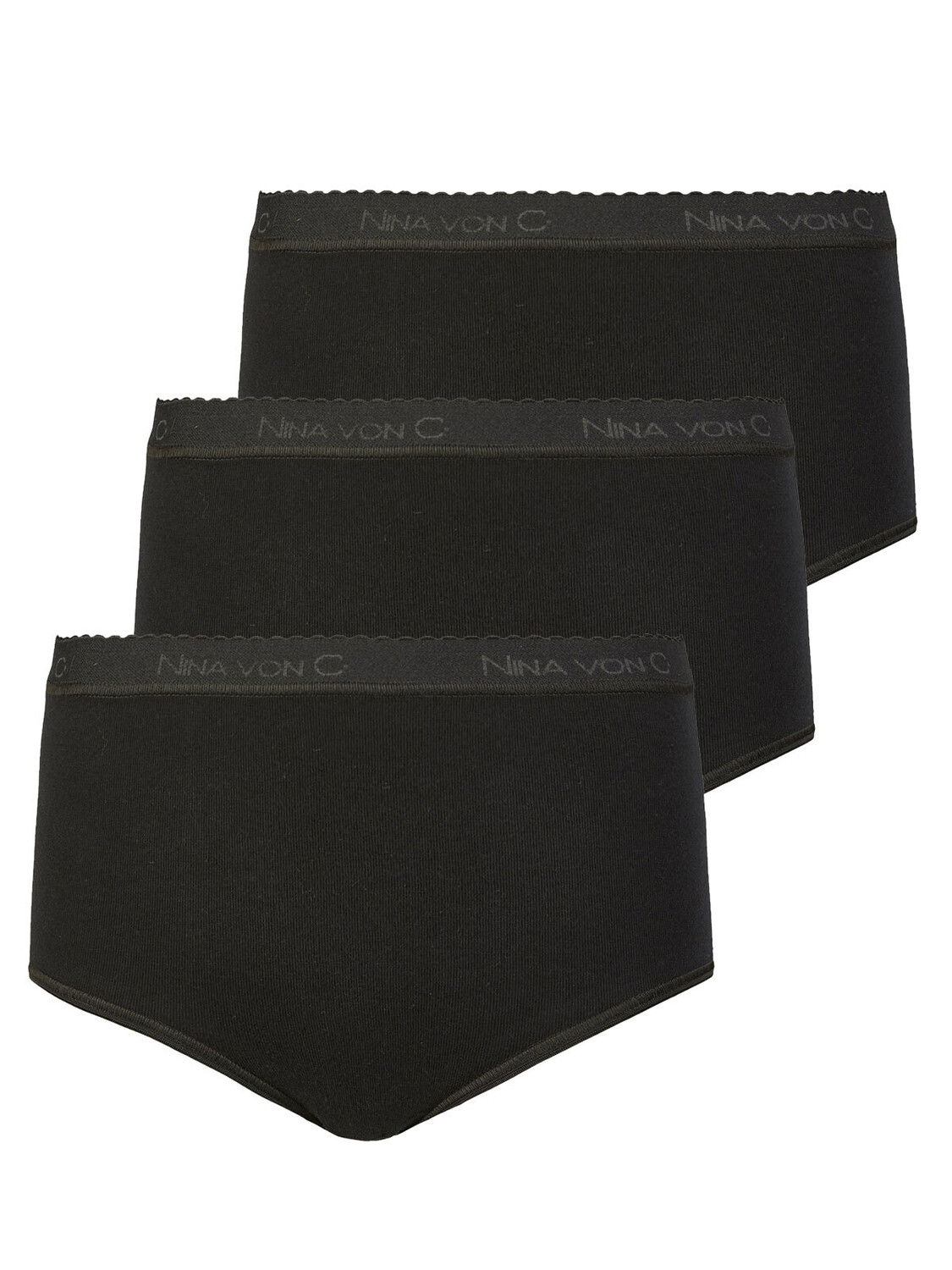 Трусы Nina von C. 3er Pack Taillen, черный
Трусы Nina von C. 3er Pack Taillen, черный