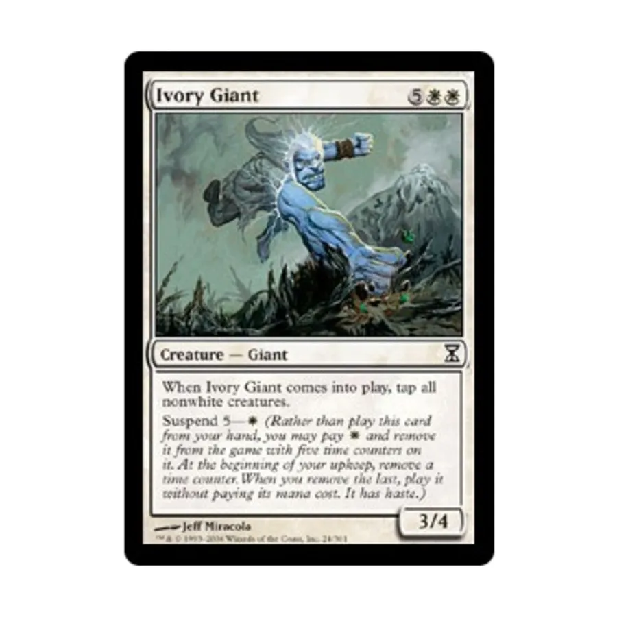 CCG Гигант из слоновой кости (C), MTG - Time Spiral
CCG Гигант из слоновой кости (C), MTG - Time Spiral