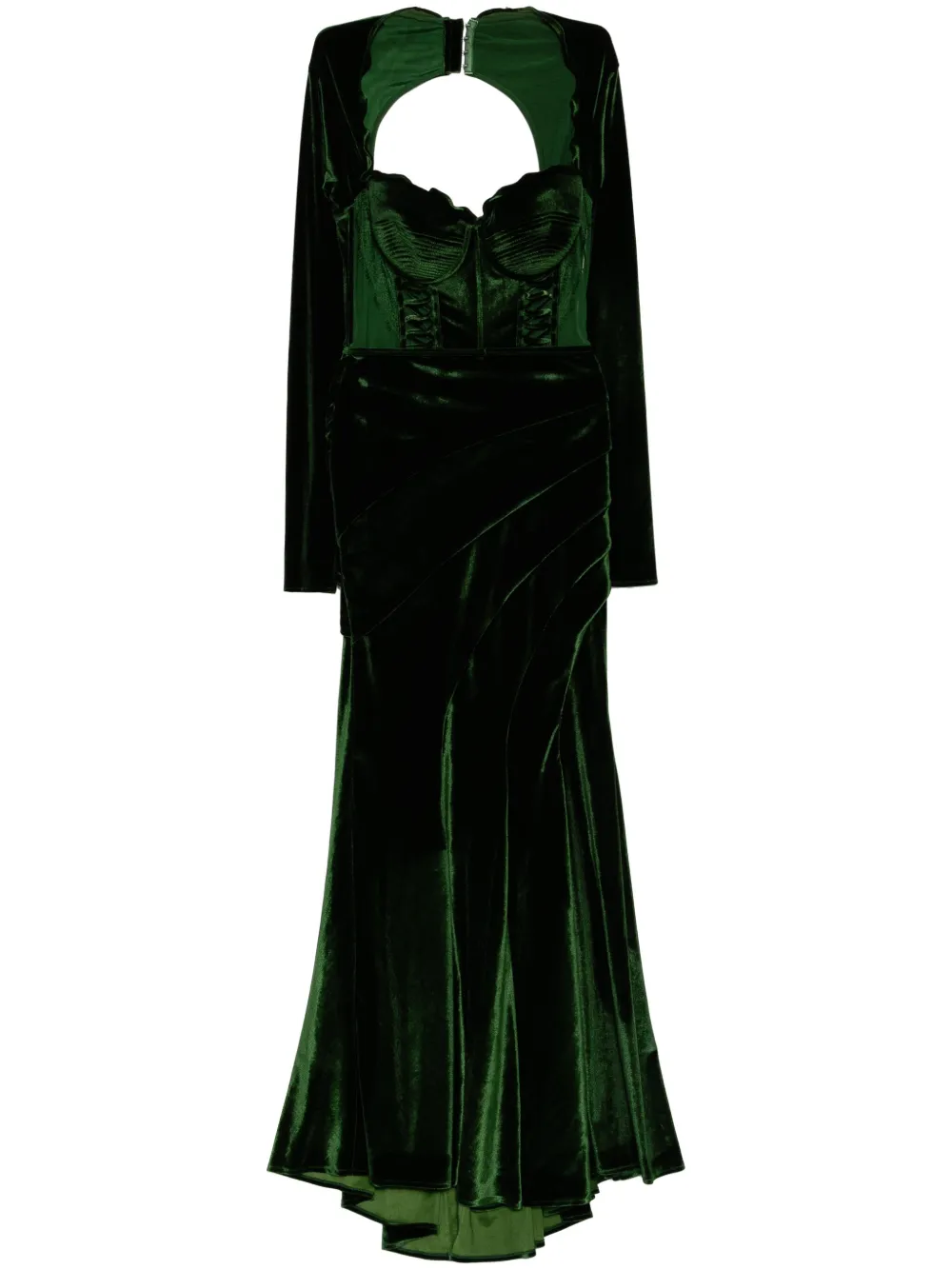 Бархатное платье Zeena Zaki, зеленый
Бархатное платье Zeena Zaki, зеленый