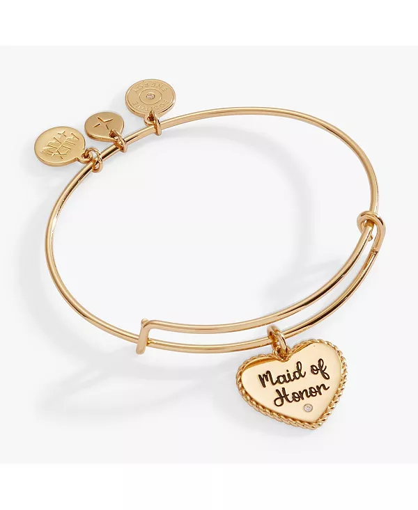 Браслет в форме сердца для подружки невесты Alex And Ani, gold
Браслет в форме сердца для подружки невесты Alex And Ani, gold