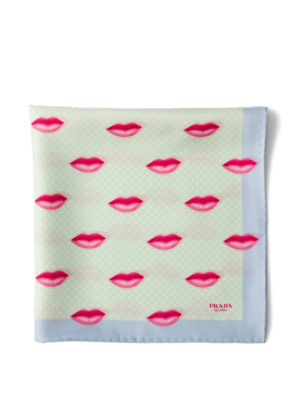 Шелковый твиловый платок с принтом 55 x 55 см Prada, зеленый
Шелковый твиловый платок с принтом 55 x 55 см Prada, зеленый