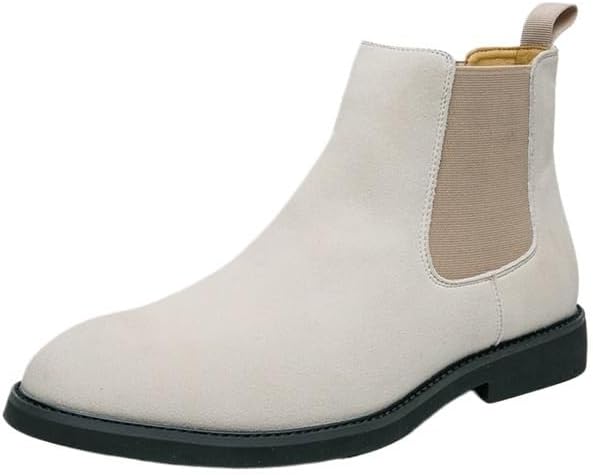 Мужские замшевые челси, кожаные ботильоны с заостренным носком, повседневные, деловые, противоскользящие и износостойкие, мужские классические ботинки Zestrelax, белый
Мужские замшевые челси, кожаные ботильоны с заостренным носком, повседневные, деловые, противоскользящие и износостойкие, мужские классические ботинки Zestrelax, белый