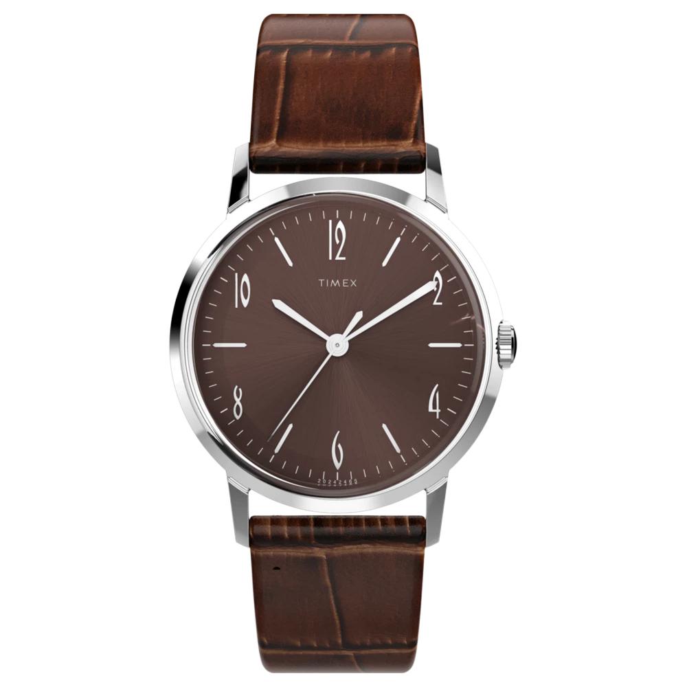 Мужские часы с механическим механизмом с ручным заводом, кожаным ремешком, 34 мм, циферблат tan TIMEX
Мужские часы с механическим механизмом с ручным заводом, кожаным ремешком, 34 мм, циферблат tan TIMEX