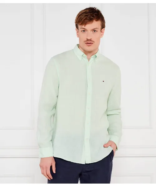 Рубашка из льна, окрашенная пигментом Regular fit Tommy Hilfiger, зеленый
Рубашка из льна, окрашенная пигментом Regular fit Tommy Hilfiger, зеленый