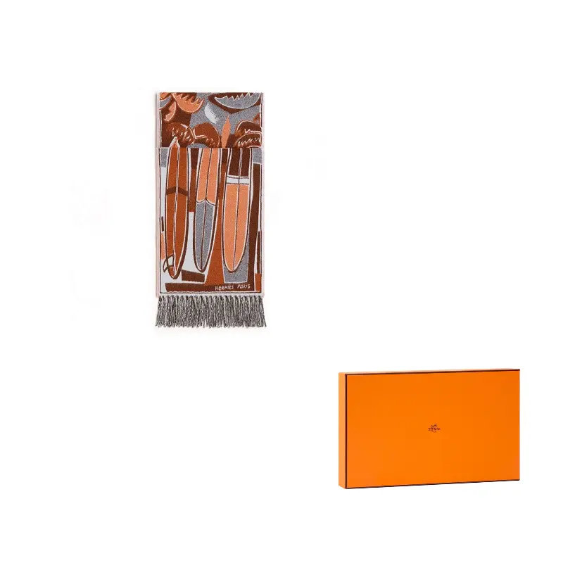 HERMES Вязаный шарф мужской, Orange
HERMES Вязаный шарф мужской, Orange