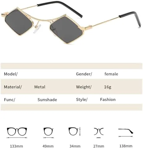 Винтажные солнцезащитные очки 2027 года в маленькой оправе неправильной формы для женщин, металлическая оправа, многоугольные солнцезащитные очки для мужчин MTZJH, 1
Винтажные солнцезащитные очки 2027 года в маленькой оправе неправильной формы для женщин, металлическая оправа, многоугольные солнцезащитные очки для мужчин MTZJH, 1
