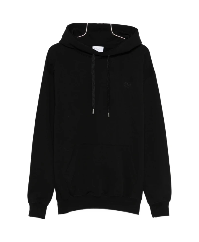 Черная толстовка унисекс с закругленным козырьком Family First, черный
Черная толстовка унисекс с закругленным козырьком Family First, черный