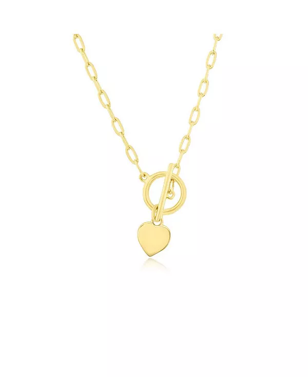 Серебряное ожерелье с подвеской-скрепкой в форме сердца Simona, gold
Серебряное ожерелье с подвеской-скрепкой в форме сердца Simona, gold