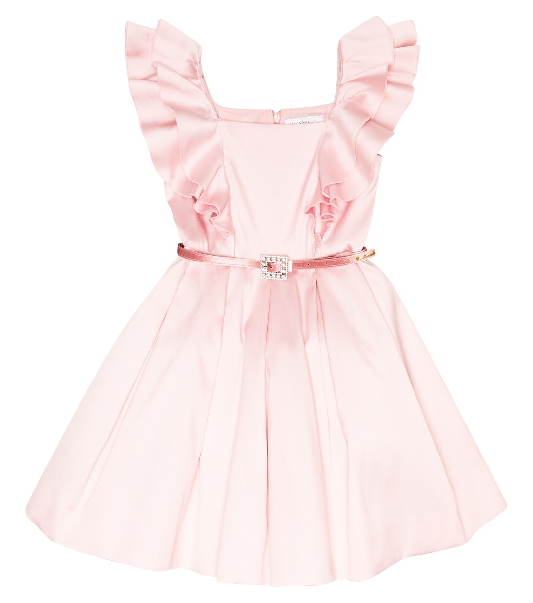 Платье из фая с поясом Monnalisa, розовый
Платье из фая с поясом Monnalisa, розовый