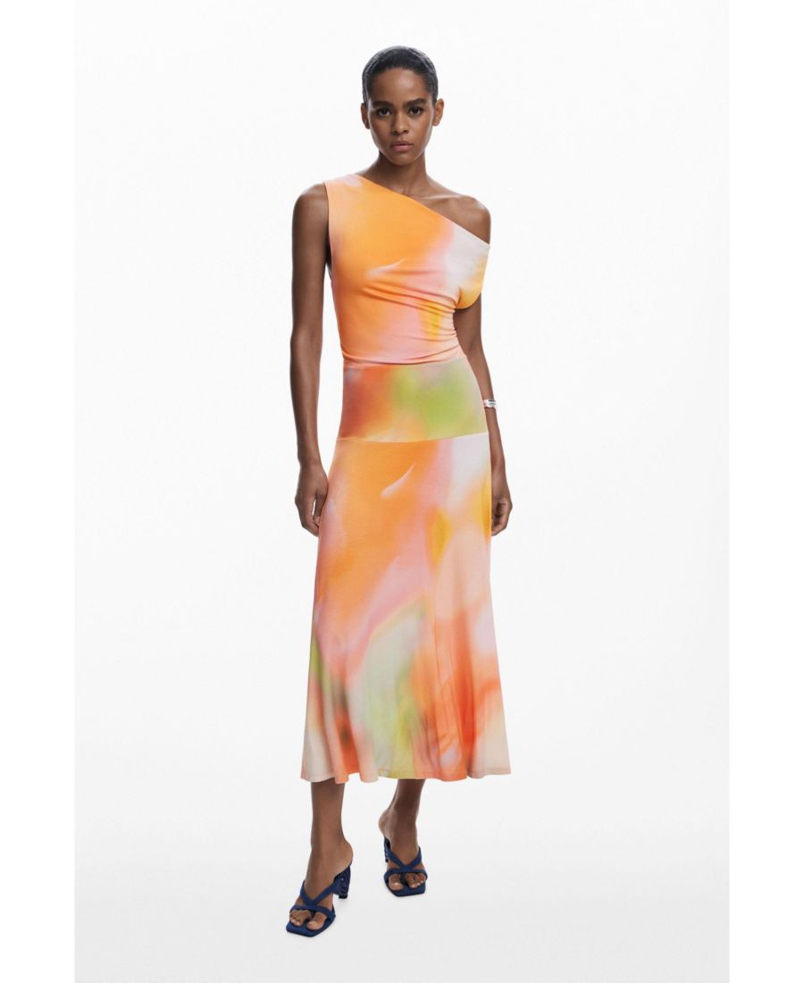 Женское асимметричное длинное платье Desigual, Pink
Женское асимметричное длинное платье Desigual, Pink