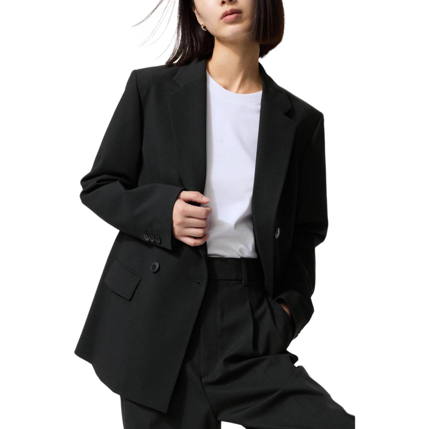 UNIQLO Женский деловой костюм черный, Black
UNIQLO Женский деловой костюм черный, Black