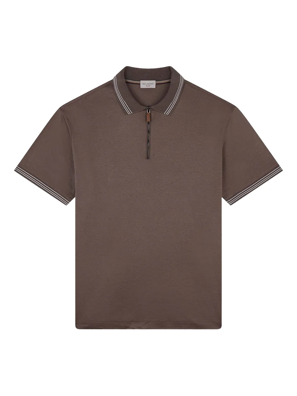Поло с полосатыми деталями Paul & Shark, коричневый
Поло с полосатыми деталями Paul & Shark, коричневый