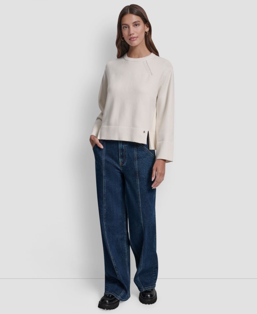 Женский свитер с асимметричным низом DKNY Jeans, Eggnog
Женский свитер с асимметричным низом DKNY Jeans, Eggnog