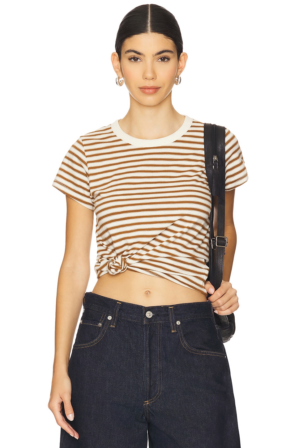 Футболка в полоску Slub Rag & Bone, warm brown
Футболка в полоску Slub Rag & Bone, warm brown