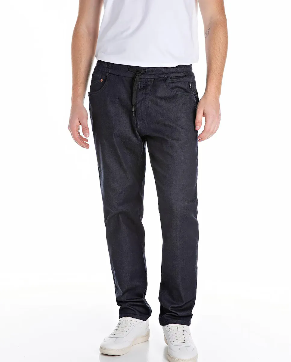 Мужские джинсы-вакеро с сужением и карманами Replay, темно-синий
Мужские джинсы-вакеро с сужением и карманами Replay, темно-синий