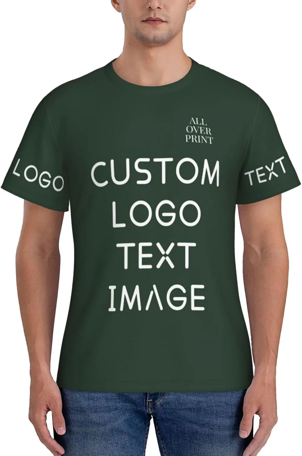 Футболка с полной запечаткой Custom T Shirts с логотипом
Футболка с полной запечаткой Custom T Shirts с логотипом