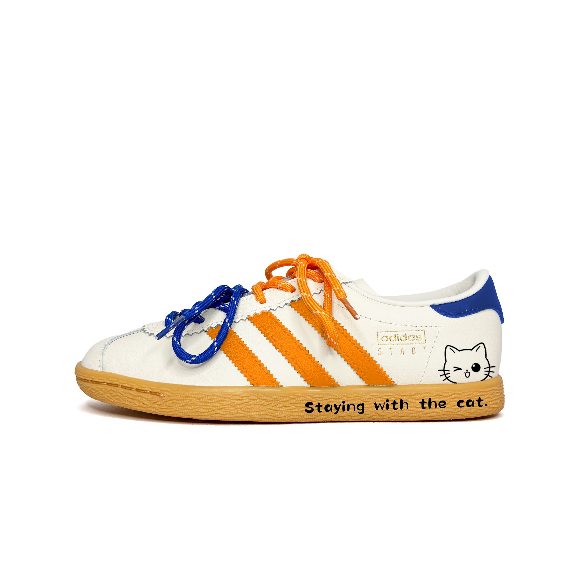 Adidas Originals Кроссовки Unisex Stadt Winking Kitten Abrasion Resistant Low top German Army Trainers Orange Blue
Adidas Originals Кроссовки Unisex Stadt Winking Kitten Abrasion Resistant Low top German Army Trainers Orange Blue