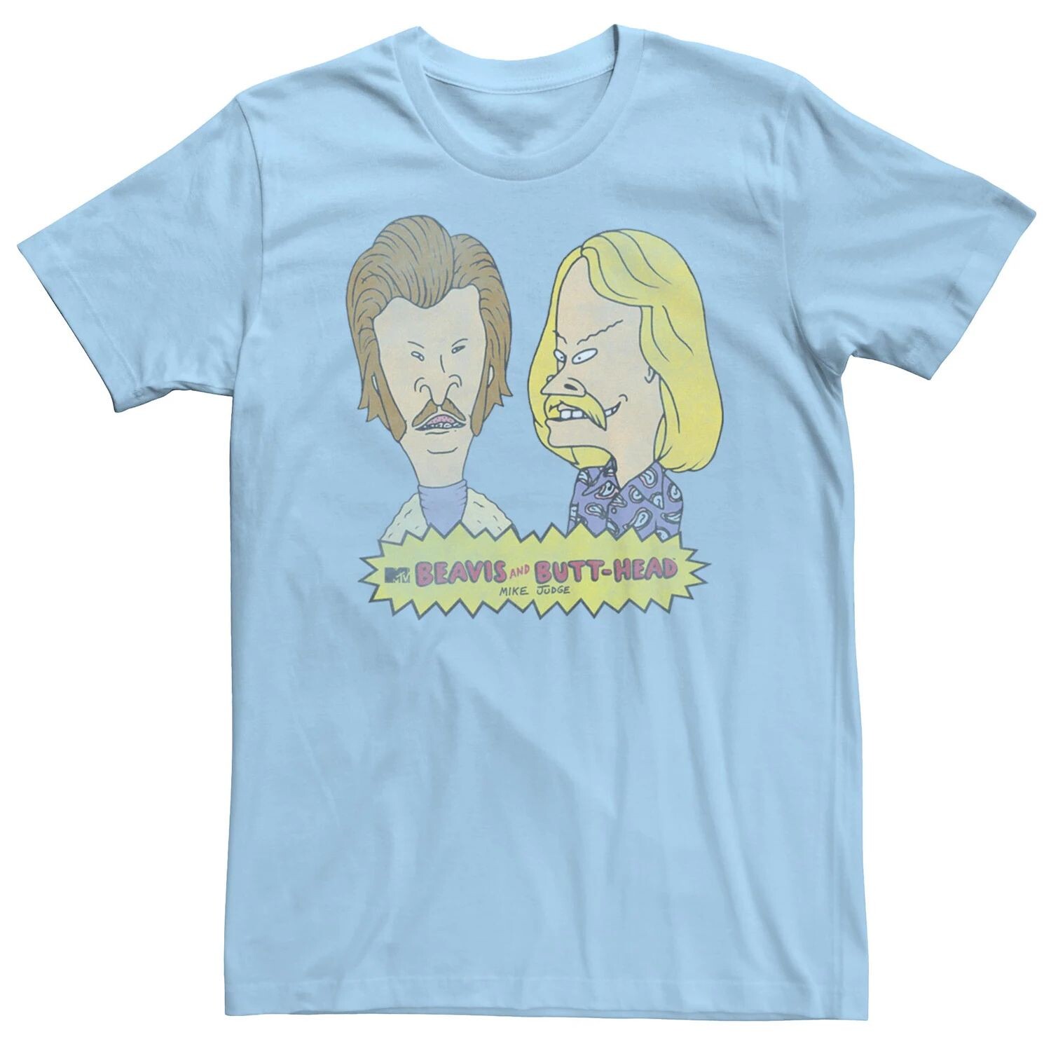Мужская футболка с короткими рукавами Beavis And Butthead Mustaches Licensed Character
Мужская футболка с короткими рукавами Beavis And Butthead Mustaches Licensed Character