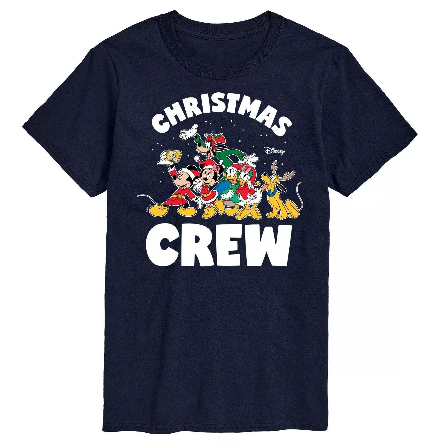 Футболка's Big & Tall Christmas Crew с рисунком Disney, синий
Футболка's Big & Tall Christmas Crew с рисунком Disney, синий