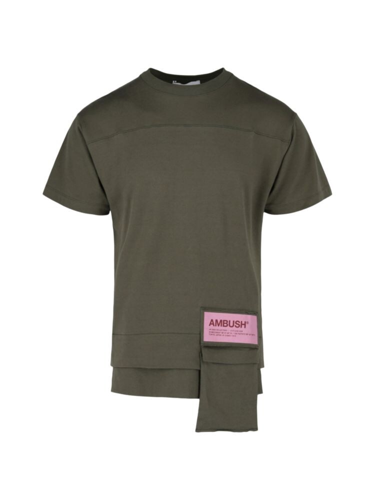 Футболка с грузовым карманом Ambush, зеленый
Футболка с грузовым карманом Ambush, зеленый