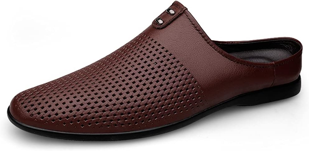 Мужские тапочки GOSPT из натуральной кожи, без задника, лоферы, слипоны, коричневый
Мужские тапочки GOSPT из натуральной кожи, без задника, лоферы, слипоны, коричневый