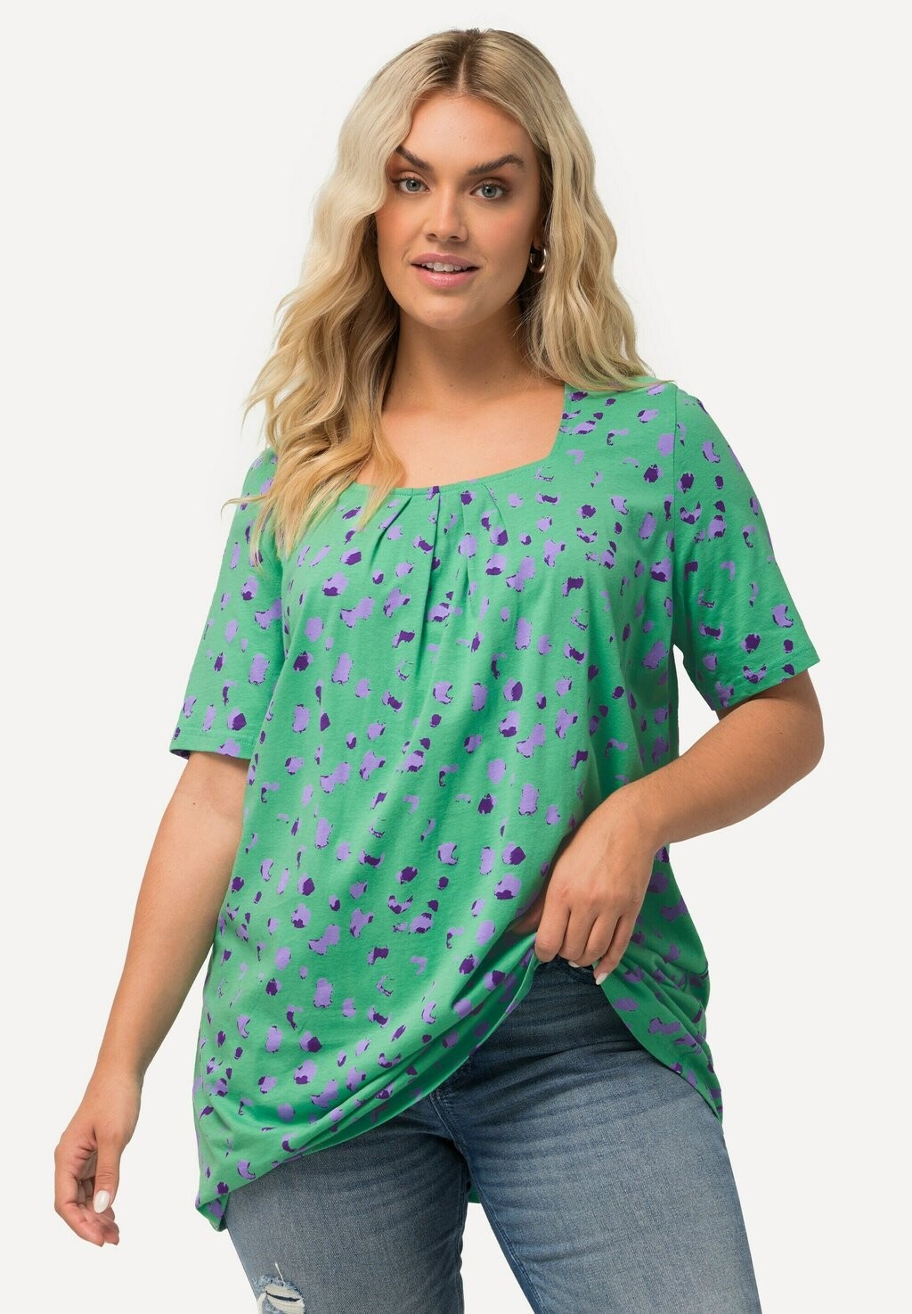 Футболка с принтом Ulla Popken, зеленый
Футболка с принтом Ulla Popken, зеленый