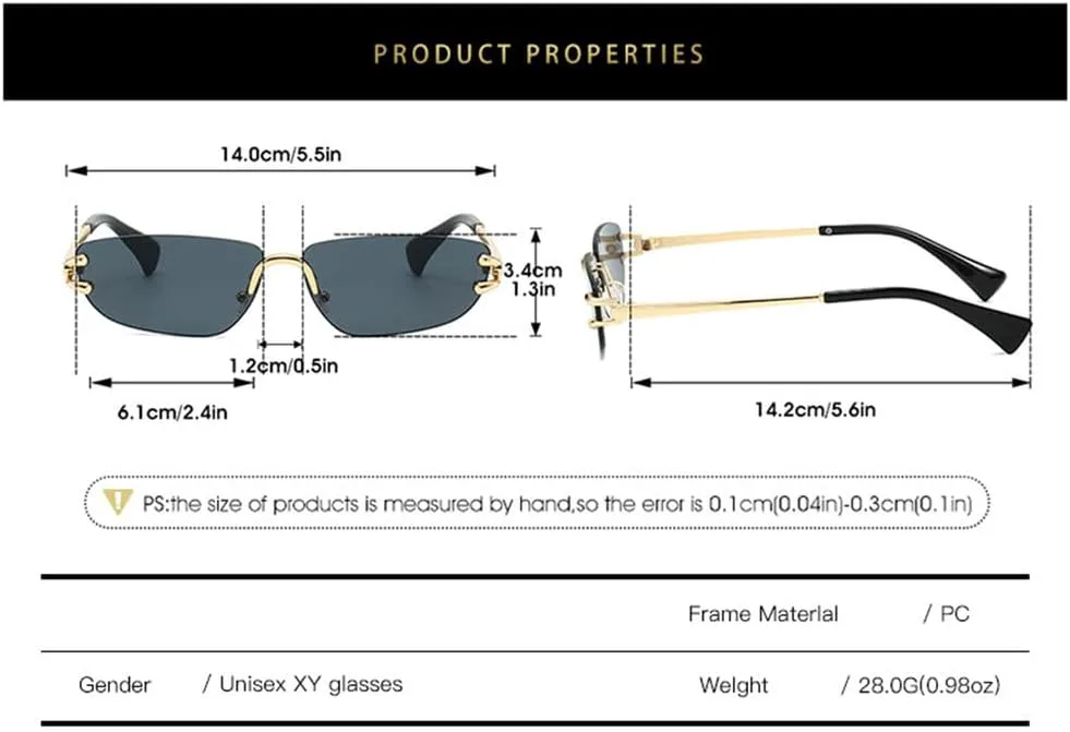 Солнцезащитные очки UV400 с металлическим градиентом оправы, без оправы, для женщин и мужчин, для бега и занятий спортом на открытом воздухе UYPTK, 6220-c4
Солнцезащитные очки UV400 с металлическим градиентом оправы, без оправы, для женщин и мужчин, для бега и занятий спортом на открытом воздухе UYPTK, 6220-c4