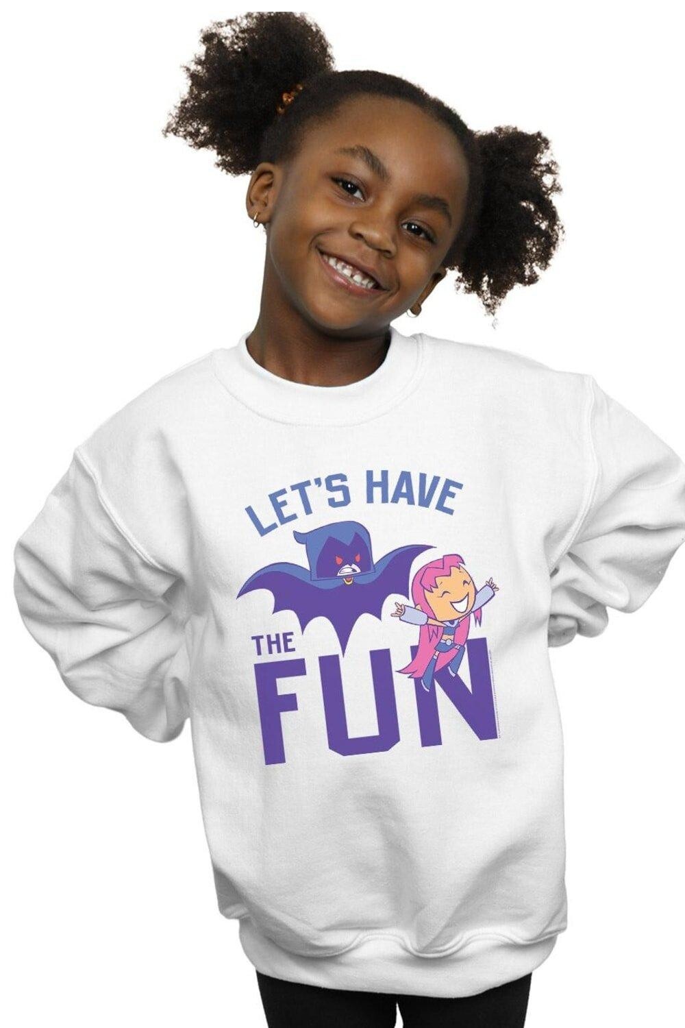 Толстовка «Юные титаны, вперед, повеселимся» DC Comics, белый
Толстовка «Юные титаны, вперед, повеселимся» DC Comics, белый