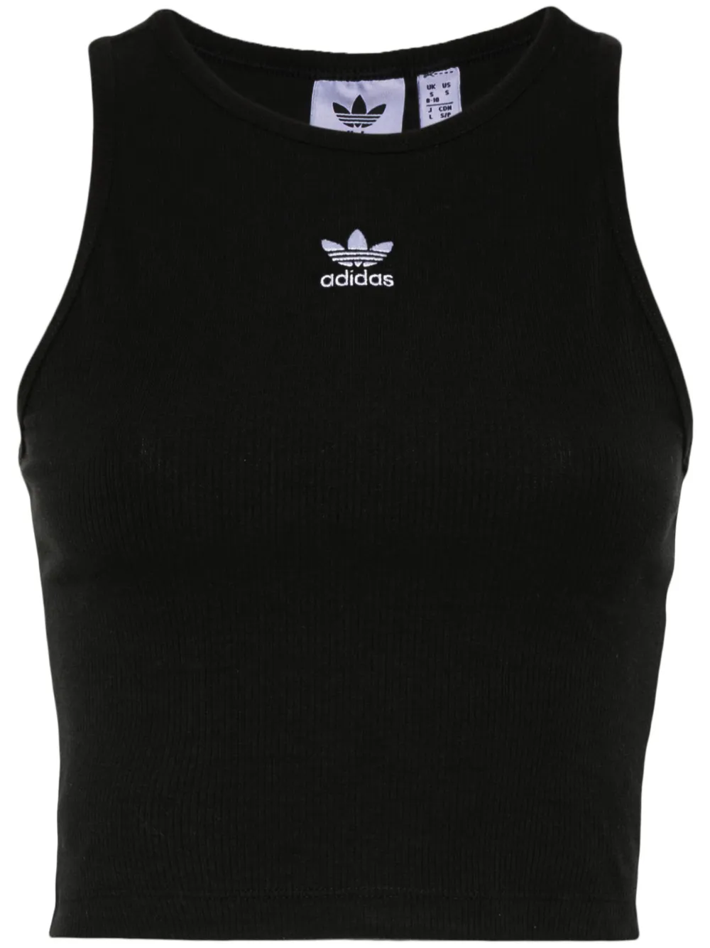 Топ в рубчик Adidas, черный
Топ в рубчик Adidas, черный