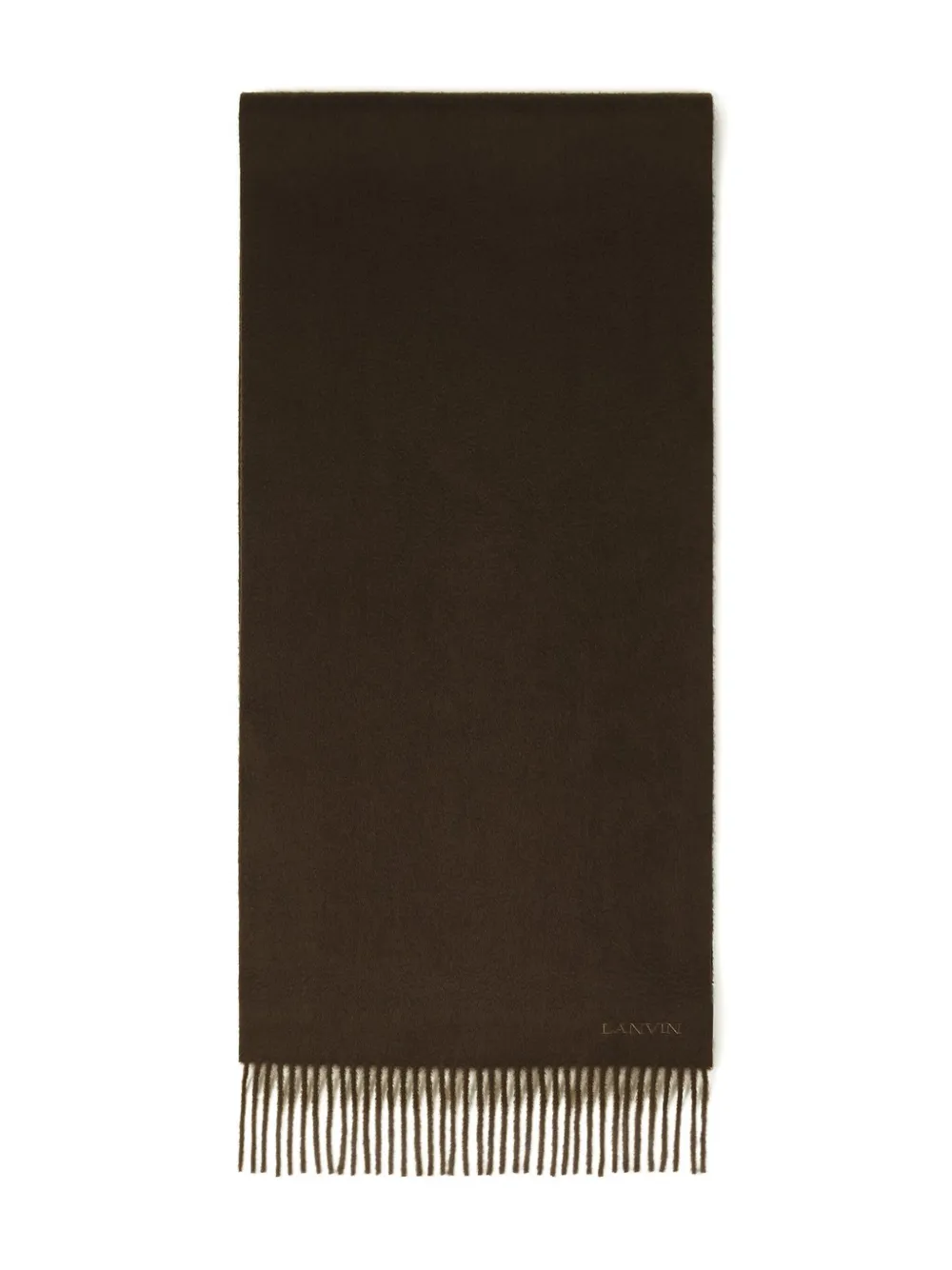Шерстяной шарф с бахромой Lanvin, коричневый
Шерстяной шарф с бахромой Lanvin, коричневый