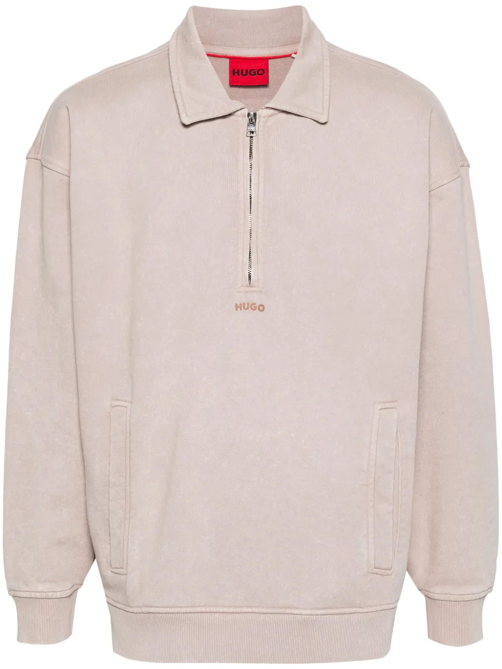 Толстовка с логотипом HUGO, нейтральный 
Толстовка с логотипом HUGO, нейтральный