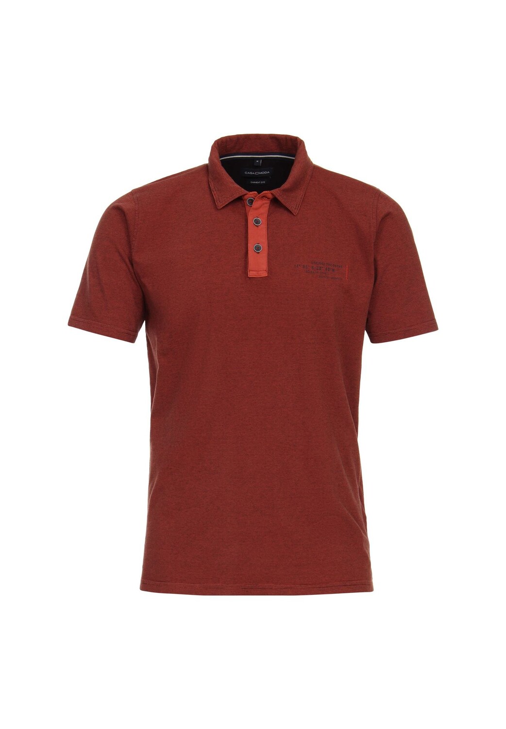 Мужская рубашка-поло в полоску CASAMODA, темно-оранжевый
Мужская рубашка-поло в полоску CASAMODA, темно-оранжевый