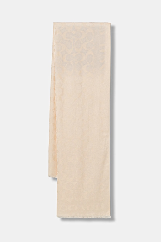 Шарф из шелковой смеси Coach, бежевый
Шарф из шелковой смеси Coach, бежевый