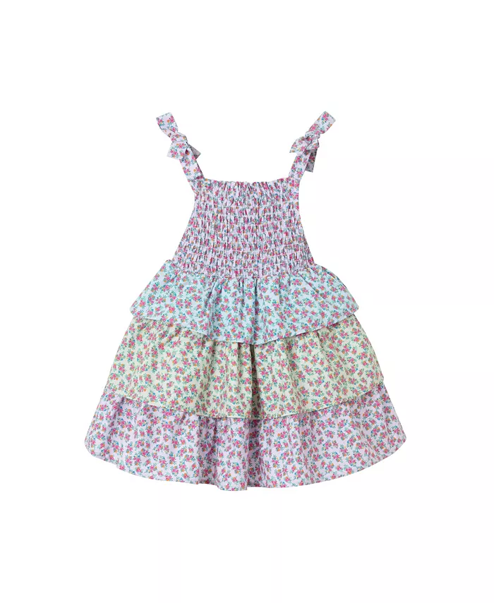 Платье для девочек с цветными блоками и цветочным принтом, многослойное Andy & Evan, розовый
Платье для девочек с цветными блоками и цветочным принтом, многослойное Andy & Evan, розовый