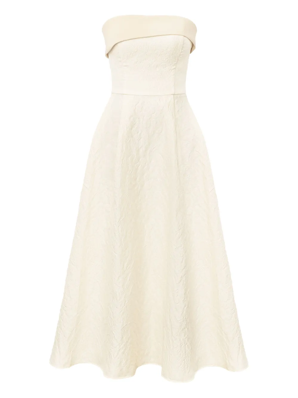 Жаккардовое платье миди Post Meridiem, кремовый
Жаккардовое платье миди Post Meridiem, кремовый