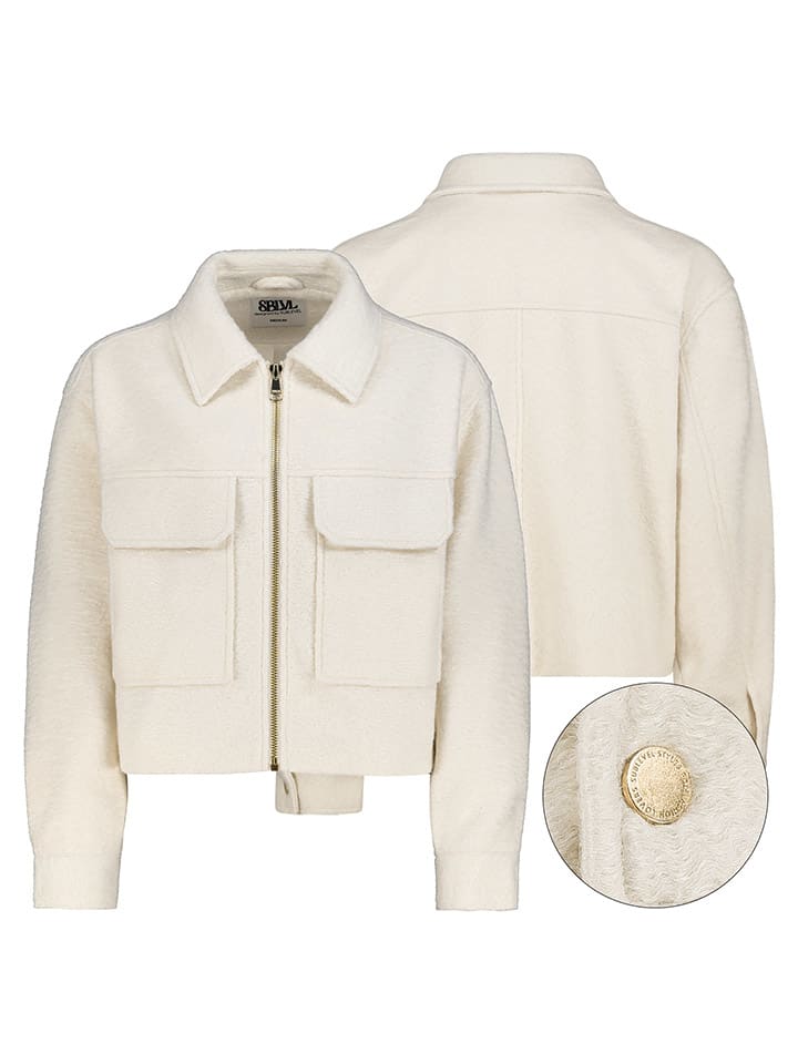 Куртка-рубашка кремового цвета Sublevel
Куртка-рубашка кремового цвета Sublevel