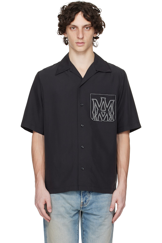 Боулинговая рубашка Ma Outline Amiri, черный
Боулинговая рубашка Ma Outline Amiri, черный