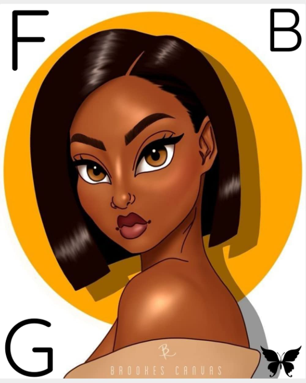 F. G. B (For Black Girls) express your black girl thoughts on this journal: Yellow and White, 8x10 (Independently published)
F. G. B (For Black Girls) express your black girl thoughts on this journal: Yellow and White, 8x10 (Independently published)