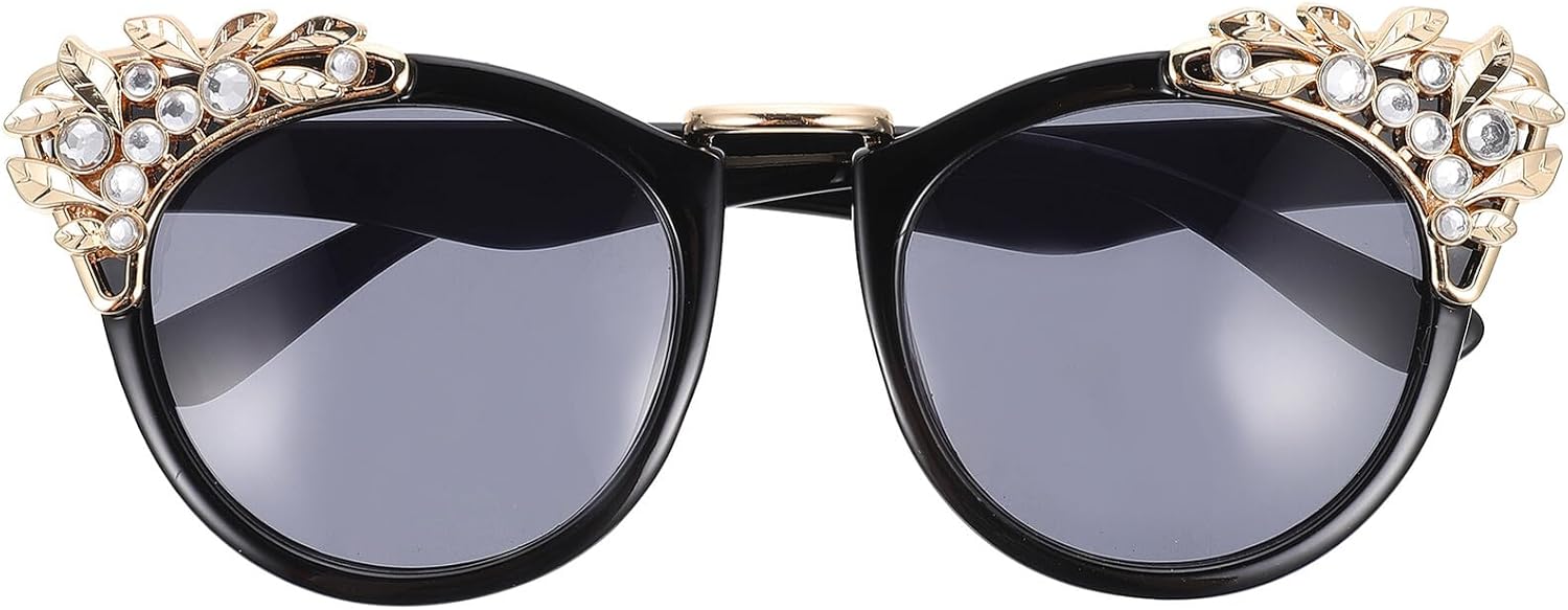 Солнцезащитные очки «кошачий глаз» со стразами для женщин, ретро-очки в черной оправе, летние, аксессуар для пляжной вечеринки, защита от УФ-излучения, стильные женские солнцезащитные очки GLSTOY, Black
Солнцезащитные очки «кошачий глаз» со стразами для женщин, ретро-очки в черной оправе, летние, аксессуар для пляжной вечеринки, защита от УФ-излучения, стильные женские солнцезащитные очки GLSTOY, Black