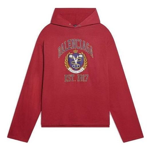 Толстовка est. 1917 college logo print hoodie 'red' Balenciaga, красный
Толстовка est. 1917 college logo print hoodie 'red' Balenciaga, красный