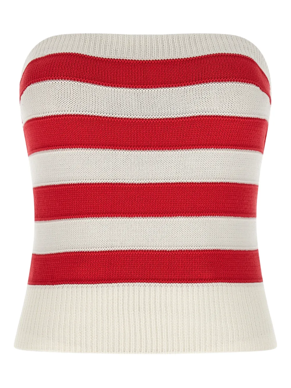 Вязаный топ-бюстье Ermanno Scervino, белый
Вязаный топ-бюстье Ermanno Scervino, белый