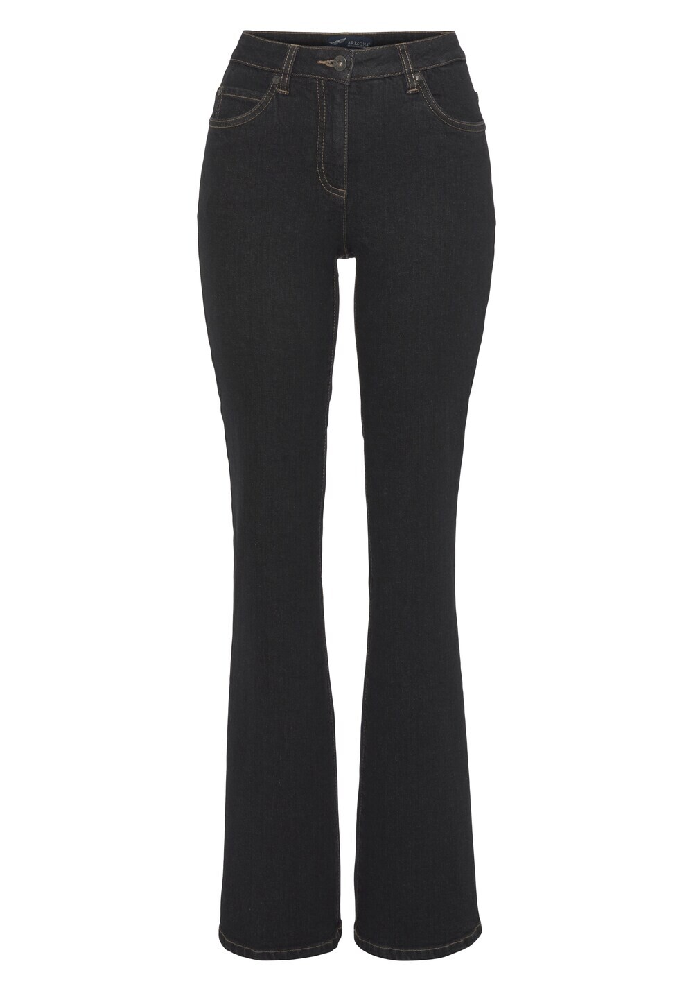 Джинсы с загрузочным кроем Arizona, черный
Джинсы с загрузочным кроем Arizona, черный