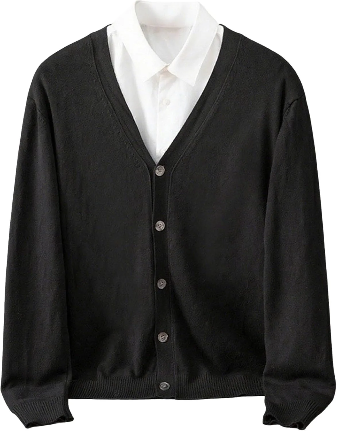 Мужской кардиган с V-образным вырезом и пуговицами JEShifangjiusu
Мужской кардиган с V-образным вырезом и пуговицами JEShifangjiusu