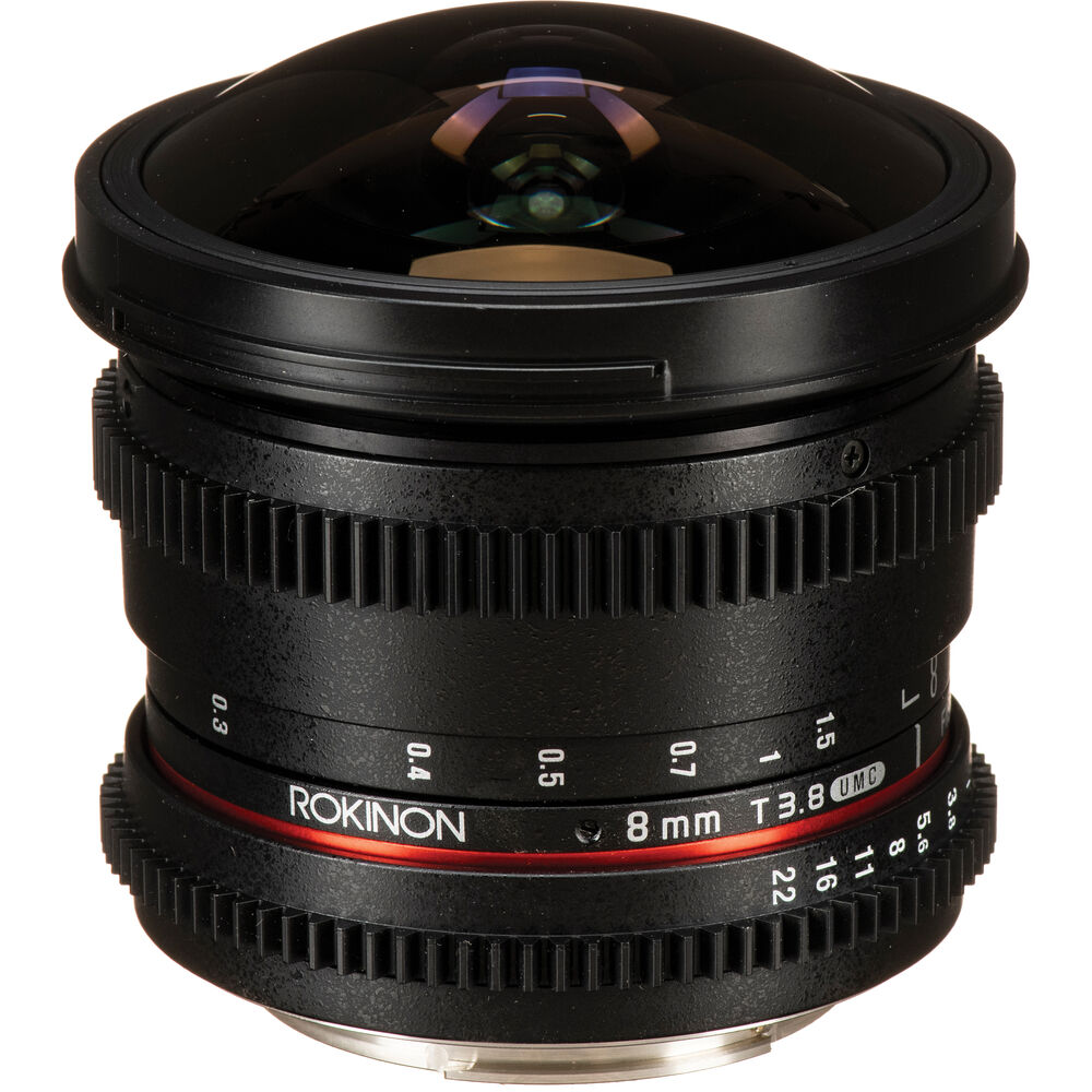 Объектив Rokinon 8mm T3.8 Cine UMC Fisheye CS II для крепления Canon EF
Объектив Rokinon 8mm T3.8 Cine UMC Fisheye CS II для крепления Canon EF