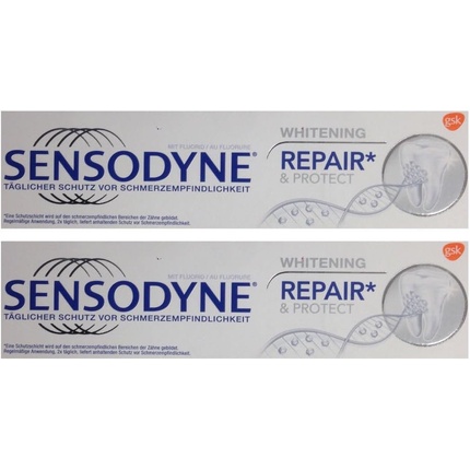 Отбеливающая зубная паста Repair & Protect 75 мл Sensodyne
Отбеливающая зубная паста Repair & Protect 75 мл Sensodyne