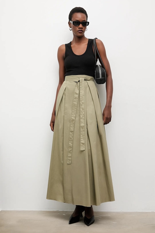 Хлопковая юбка Answear.Lab, зеленый
Хлопковая юбка Answear.Lab, зеленый