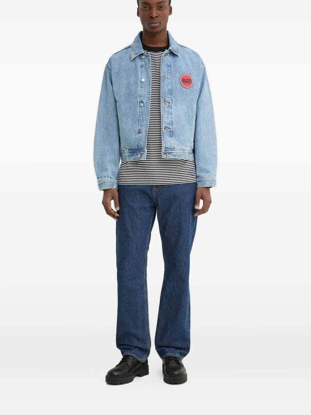Джинсы с нашивками HUGO, синий
Джинсы с нашивками HUGO, синий
